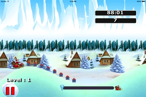 Santa Claus Jump Lite - The race for the kids gifts before Xmas – Free Version screenshot 3