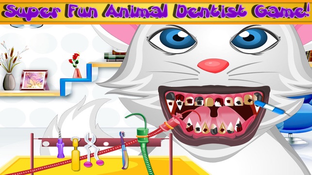 Animal Dentist-Rinse,Clean,Decorate teeth with tatoo!(圖1)-速報App