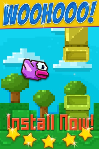 Bird Craft Of Pixel World - Jumpy Flap-py Survival Adventure For Kids Edition 3-D screenshot 2