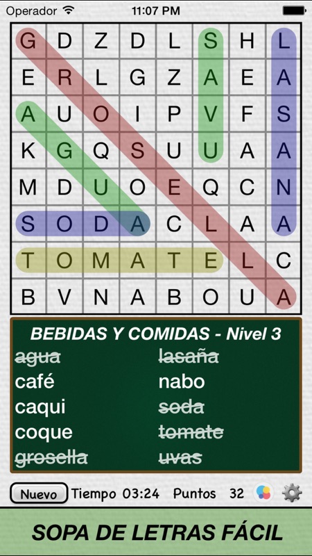 Sopa de Letras Fácil screenshot 1