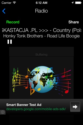 Country Blues Music Radio Recorder screenshot 2