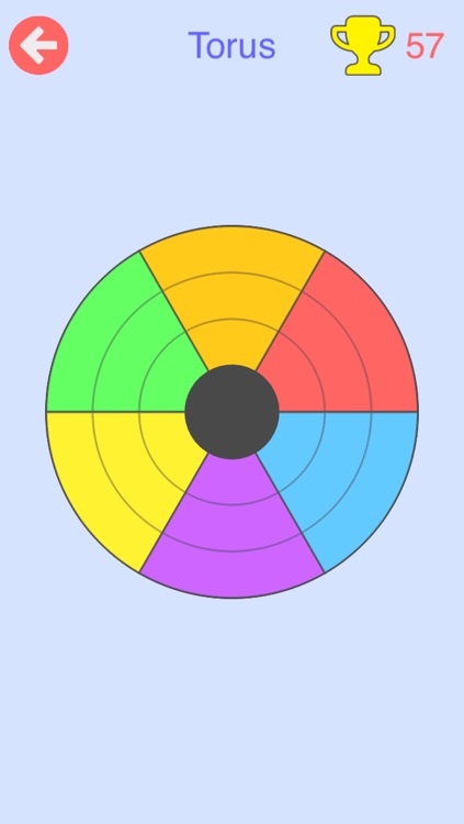 Circles - Rotate the Rings, Slide the Sectors, Combine the Colors