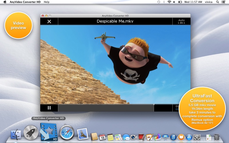 Screenshot #3 pour AnyVideo Converter HD
