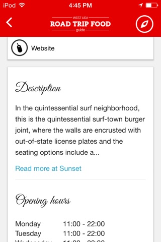 Road Trip Food Guide West USA - the insider’s guide to the best diners, restaurants and roadside food screenshot 3