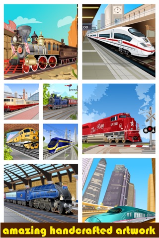 Train Jigsaw Puzzles for Kids screenshot 2