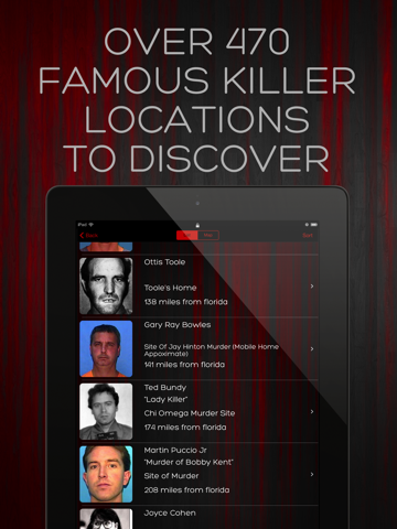 Screenshot #4 pour Killer GPS: Crime Scene, Murder Locations and Serial Killers