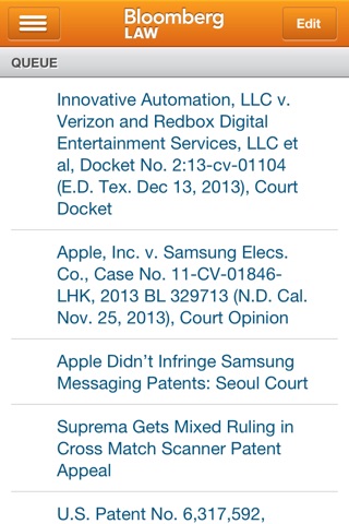 Bloomberg Law screenshot 3