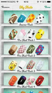 nails camera - nail art stickers for instagram, tumblr, pinterest and facebook photos iphone screenshot 2