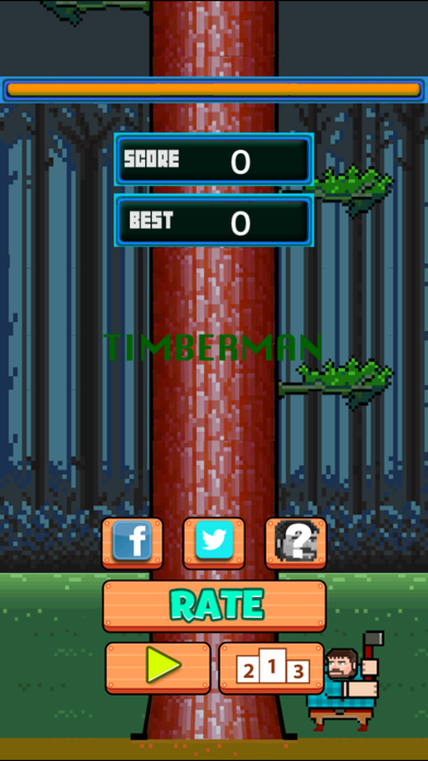 Angry Timber man iPhone screenshot