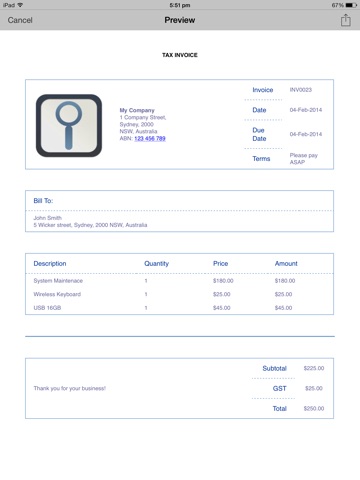 Invoice Professional screenshot 4