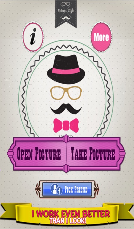 Retro Mustache Fun Photo Editor - The Perfect Camera for Selfies - Free Fake Pictures Booth screenshot-4