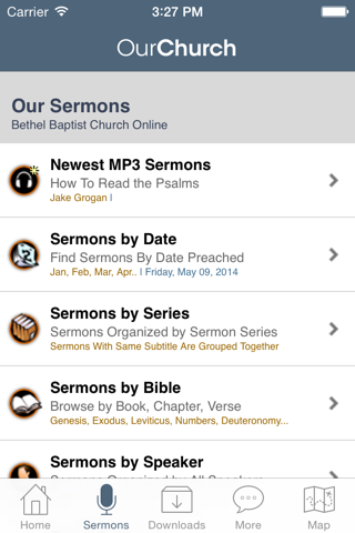 Bethel Baptist Church screenshot 2