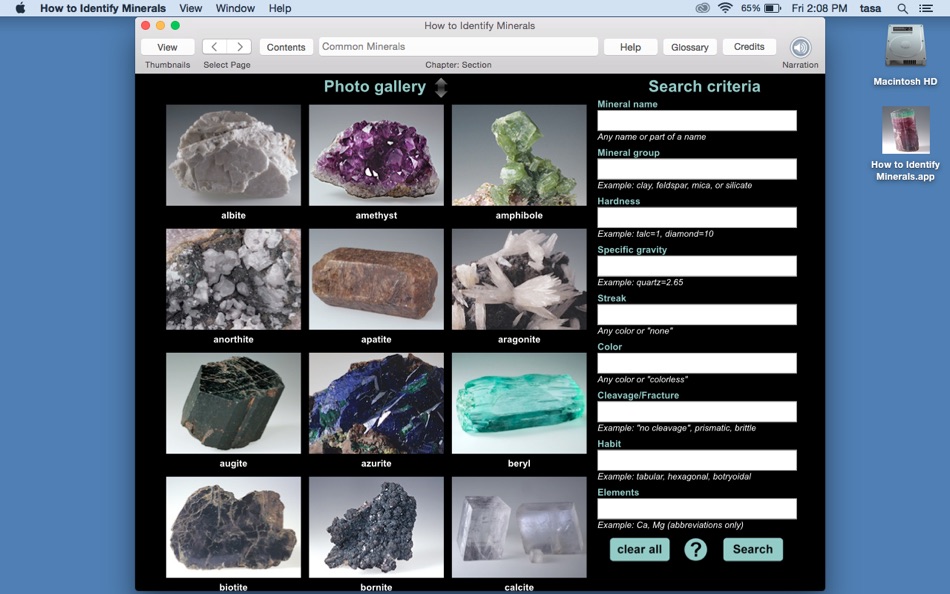 #5. How to Identify Minerals (macOS) Podle: DK Tasa, Inc.
