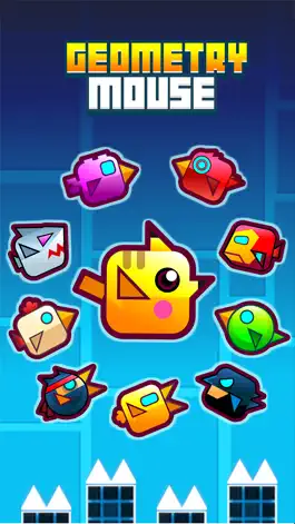 Game screenshot Geometry Pocket Mouse - Electric Pet Go Avoid Color Stack mod apk