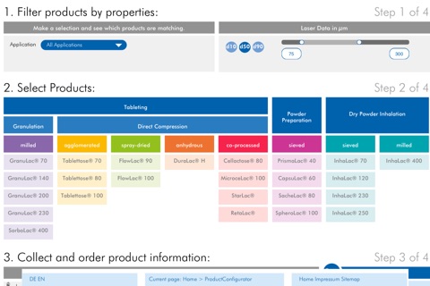 MEGGLE Excipients & Technology screenshot 2