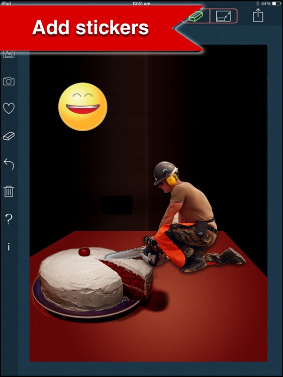 iLasso HD - Lasso tool to cut or chop portions of images and adjust or remove background