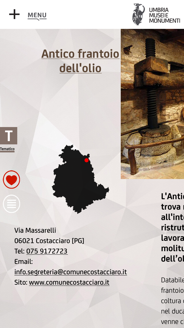 Screenshot #3 pour Musei - UmbriaApp