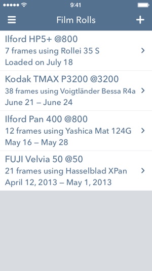 Film Rolls – App for Film Photographers(圖1)-速報App