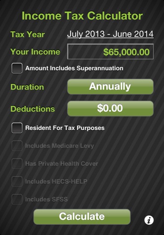 TaxApp - Australian Income Tax Calculator screenshot 3