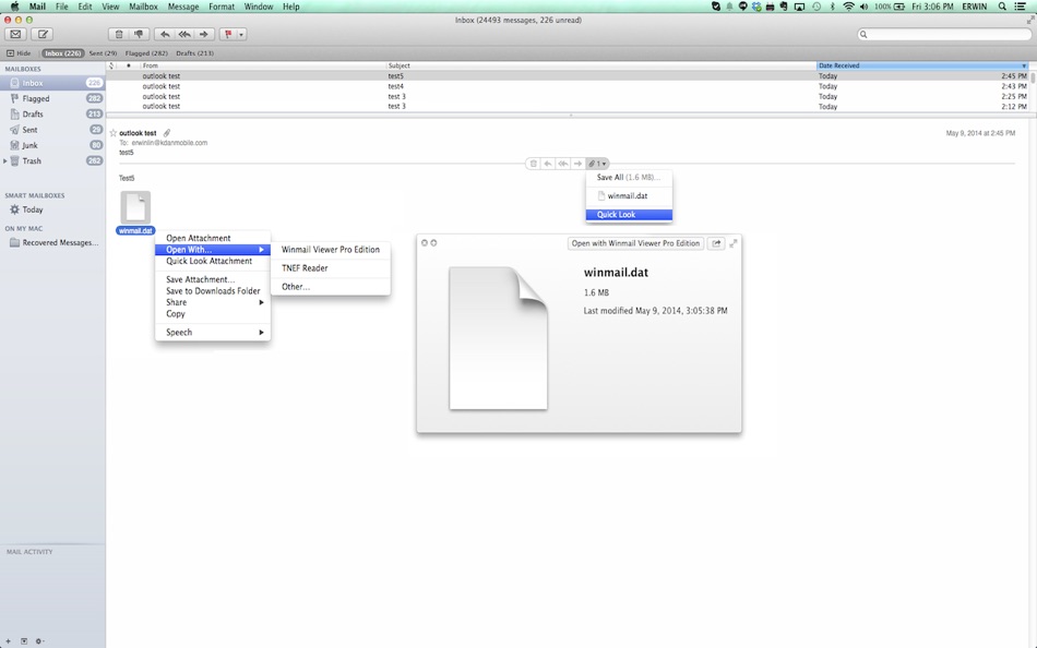 #2. Winmail.dat Viewer Pro Edition (macOS) 由: PDF Technologies, Inc.