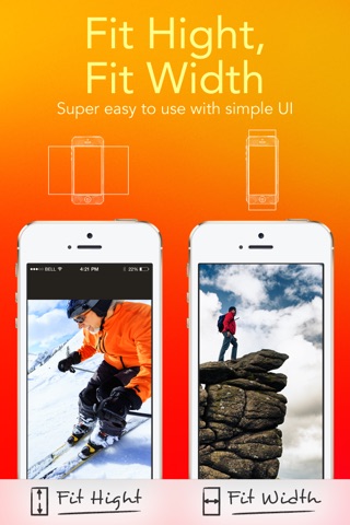 Wallpaper Fit - Custom Background Wallpaper and Lock Screen from Your Photo Picture and Image for iOS 7 screenshot 2