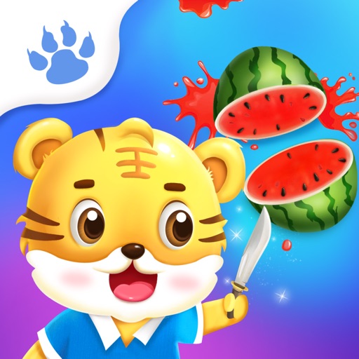 Kids Fruit Slice - Tiger School - Cut Slash Fly Berry iOS App