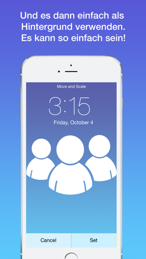 ‎Wallpaper Fix - Skaliere, zoome, editiere und positioniere deine individuellen Hintergründe Screenshot
