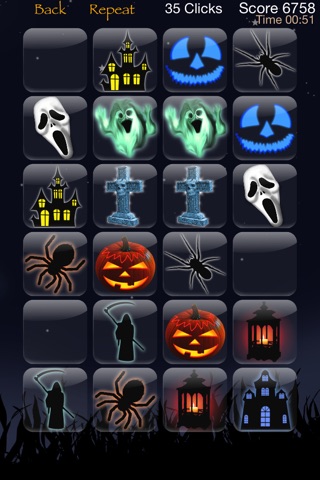 Halloween cards matching screenshot 2