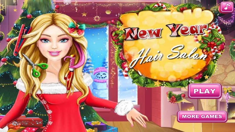 Bride's New Year Hair Salon Office for Holiday - for Girl & Lady