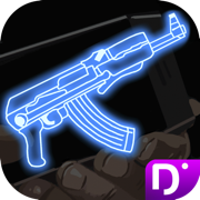 霓虹灯枪射击武器