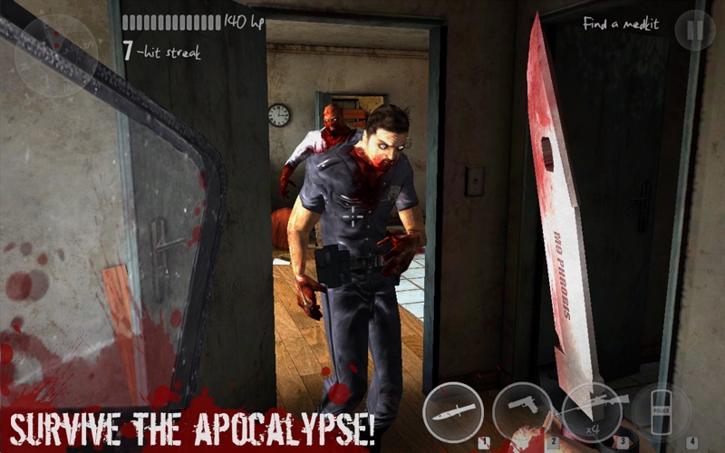 n.y.zombies 2 iphone screenshot 1