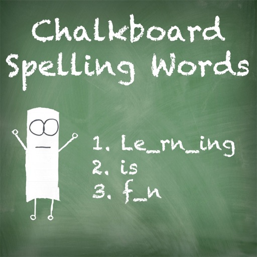 Chalkboard Spelling Words icon