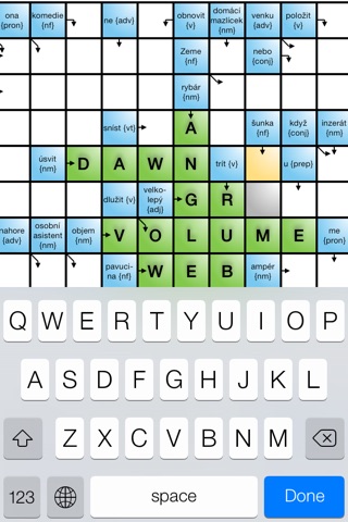 Učíme se anglicky s křížovkami screenshot 2