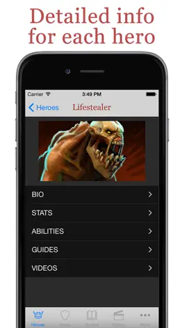 Game screenshot Database for Dota 2™ apk