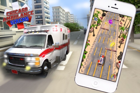 Chicago Ambulance - Sirens: Quick 3D Emergency Car Driving Game screenshot 3