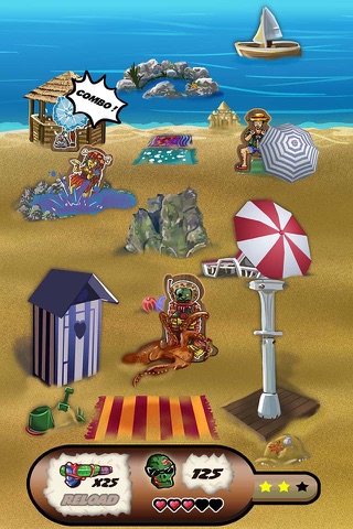 Zombies at The Beach screenshot 2