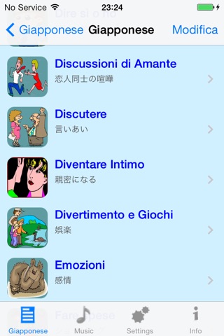 Giapponese - Talking Italian to Japanese Phrase Book - JEsprime screenshot 3