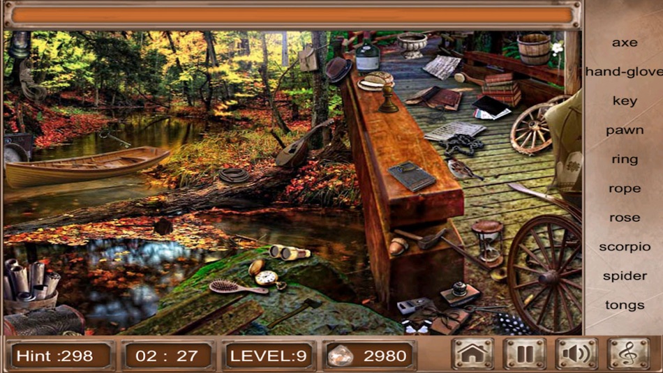 #1. Hidden Objects Game (iOS) Podle: rinku patel