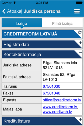 CrediWeb screenshot 3