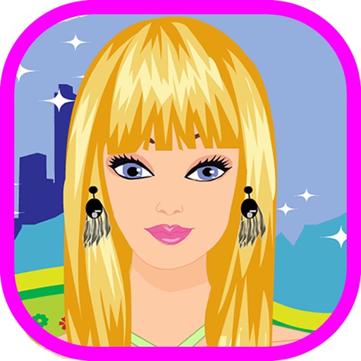 Pretty Girl Dress Up Icon