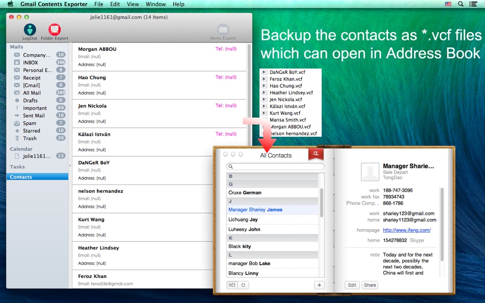 #5. Gmail Contents Exporter (macOS) 由: Enolsoft Co., Ltd.