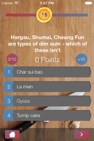 The Serious Foodie Quiz screenshot 2