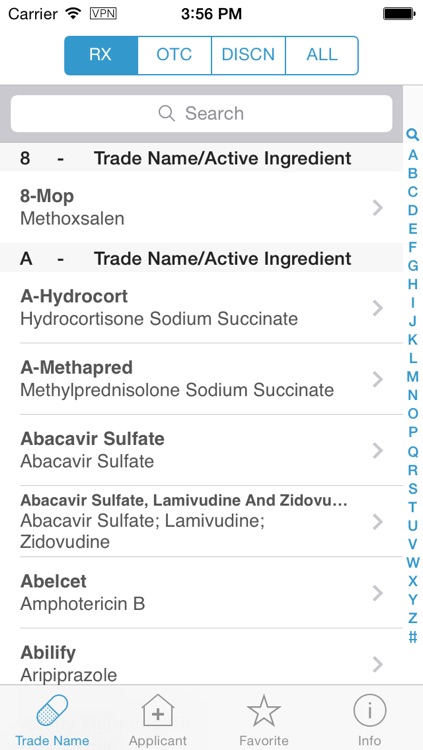 Drug & Medications (Orange Book for FDA Approved Drugs, Tablets & Pills)