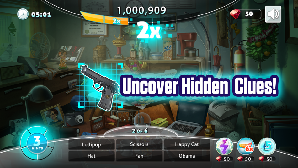 #3. Hidden Objects: Mystery Crimes (iOS) 由: Storm8 Studios