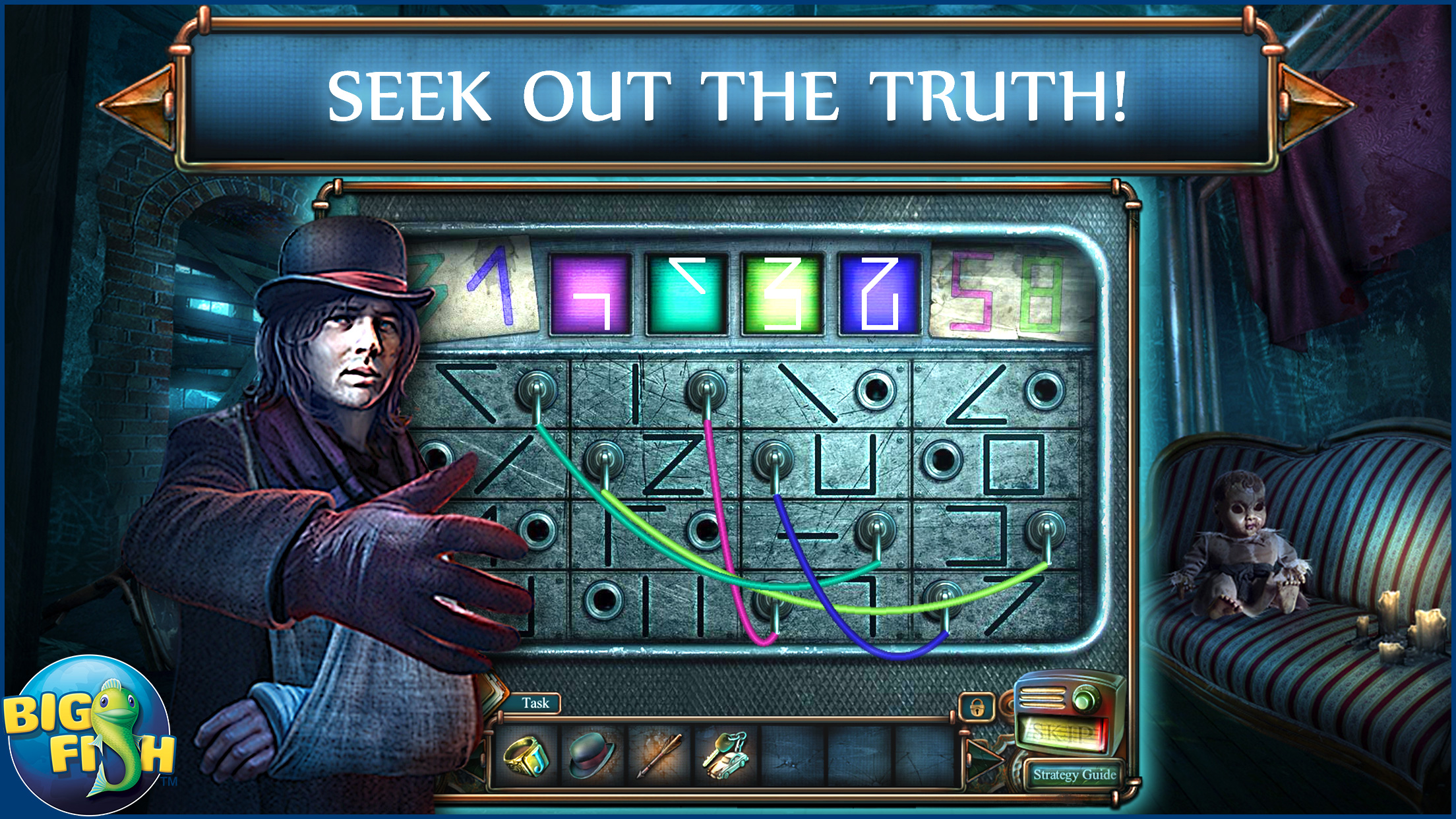 Haunted Hotel: Death Sentence - A Supernatural Hidden Objects Game screenshot 4