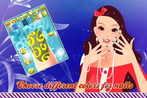 A Princess Covet Nail Fashion Salon Spa Makeover - Casual Kids game for Girls screenshot 3