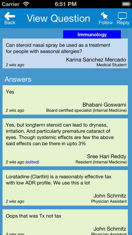 Prognosis : Questions