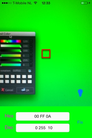 Colorsampling screenshot 2