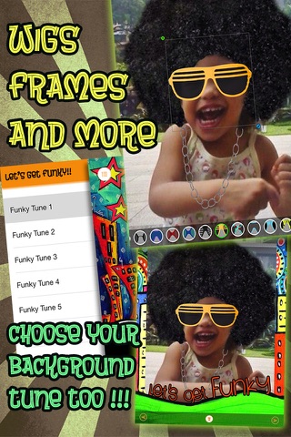 Funkify Photo Booth - FREE Fun Funky Wigs, Stickers, and Frames screenshot 3