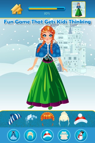 My Dream Snow Ice Fairy Princess Fun Magic Draw and Copy Your Own Free Dressing Up Game screenshot 4